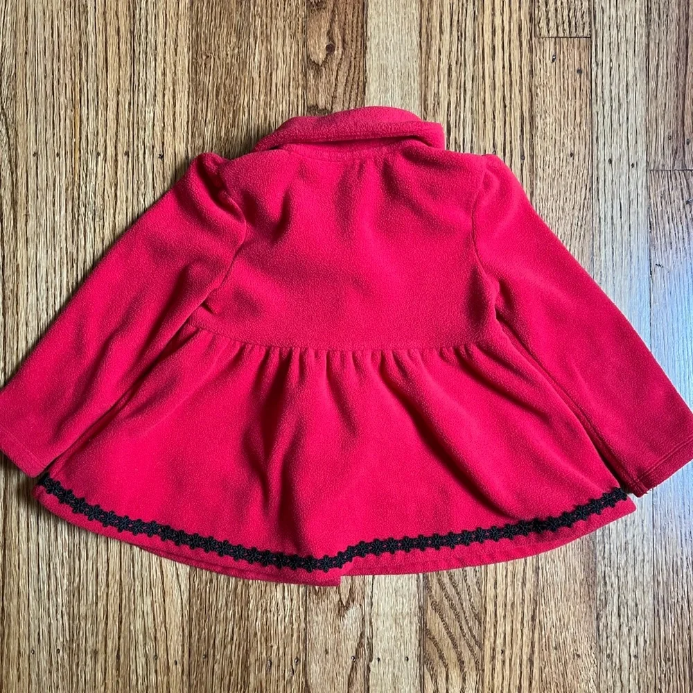 Toddler Girl Fleece Coat, Size 24 months